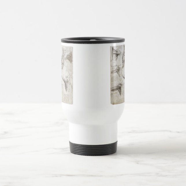 Da Vinci, Leonardo - Study of Anatomy Travel Mug (Center)