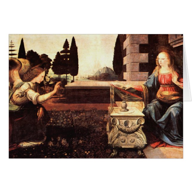 Da Vinci, Leonardo - The Annunciation (Front Horizontal)