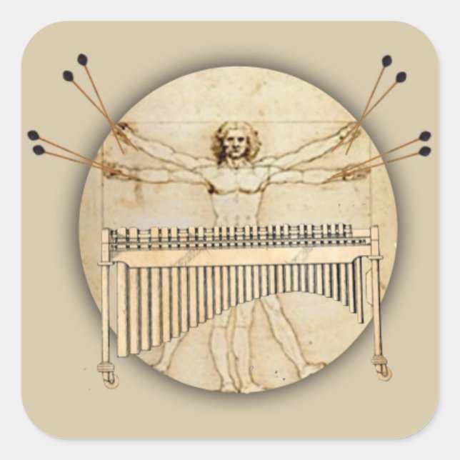 Da Vinci Mallet Sticker (Front)