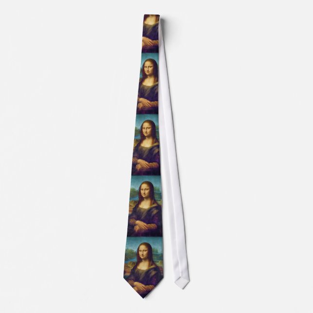 Da Vinci: Mona Lisa Tie (Front)