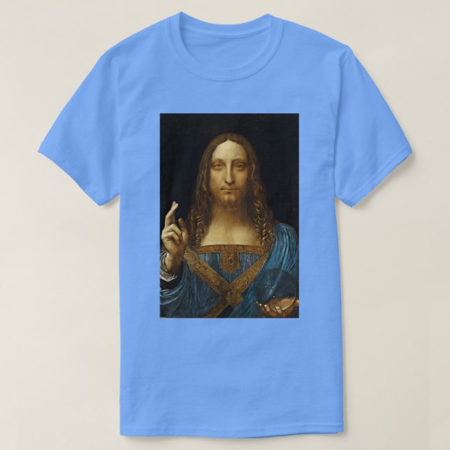 Da Vinci Salvator Mundi 2 T-Shirt (Design Front)