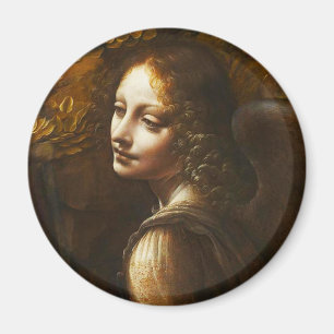 Da Vinci Virgin of the Rocks Angel Magnet
