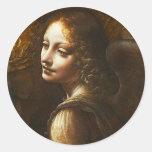 Da Vinci Virgin of the Rocks Angel Stickers
