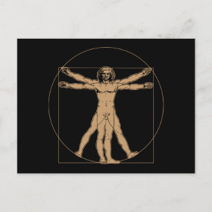 Da Vinci Vitruvian Man Postcard
