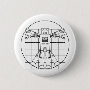 Da Vinci Vitruvian Robot Button