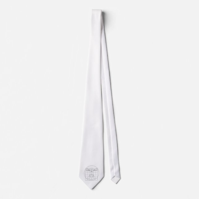 Da Vinci Vitruvian Robot Tie (Front)