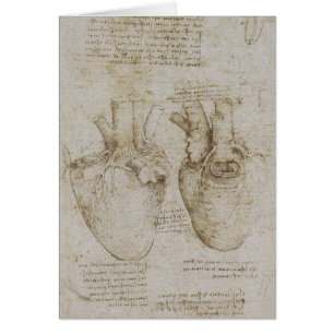 Da Vinci's Human Heart Anatomy Sketches