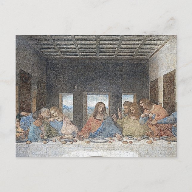 da Vinci's The Last Supper Postcard (Front)