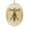 Da Vinci's Vitruvian man with tattoos