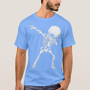 Dab Boys Girls Dabbing Skeleton Children Fun T-Shirt