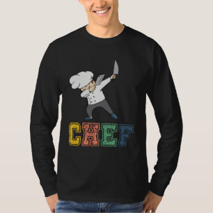 Dab Dabbing Chef Cooking Guru Cook Retro Culinary T-Shirt