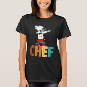 Dab Dabbing Chef Cooking Guru Cook Retro Culinary T-Shirt