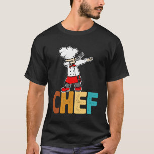 Dab Dabbing Chef Cooking Guru  Cook Retro Culinary T-Shirt