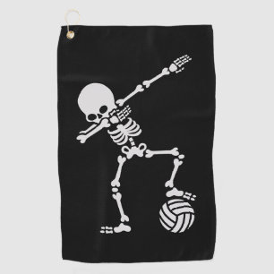 Dab dabbing skeleton (beach) volleyball golf towel