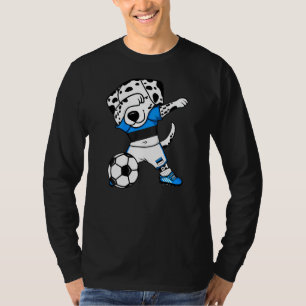 Dab Dalmatian Estonia Soccer Fans Jersey Estonian  T-Shirt