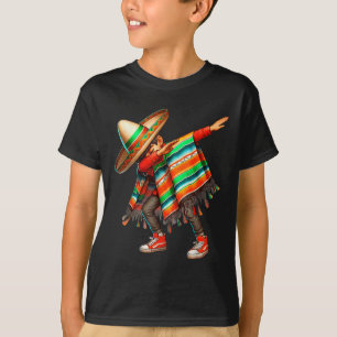 Dab Dance Dabbing Mexican Poncho Cinco De Mayo Men T-Shirt