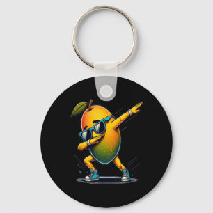 Dab Dance Mango Funny Dancing Dabbing Fruit Key Ring