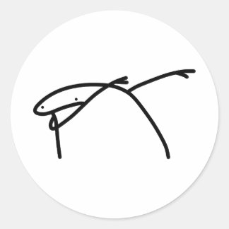 Dab Flork Classic Round Sticker