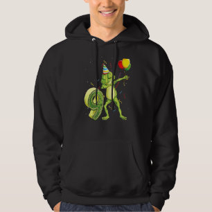 Dab Frog 9th Birthday Nine 9 Years Old Bday Kids B Hoodie