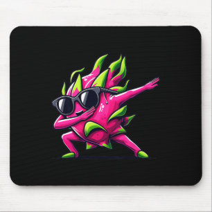 Dab Fruit Dancing Dabbing Dragon Fruit Meme Mouse Pad