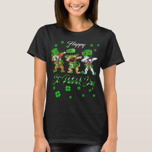 Dab German Shepherd- English Bulldog -Dab French T-Shirt