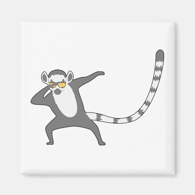 Dab lemur magnet (Front)