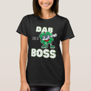 Dab Like a Boss St Paddy s Day Shamrock Unicorn Gi T-Shirt