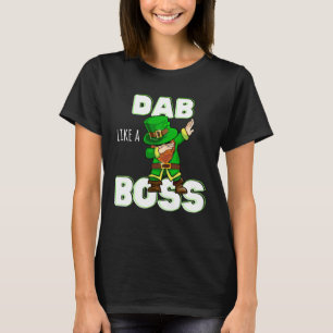 Dab Like a Boss St Paddy's Day Unicorn Boys Girls T-Shirt