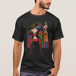 Dab Mexican Mariachi Costume Charro Cinco De Mayo  T-Shirt