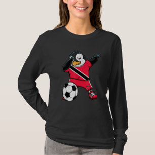 Dab Penguin Trinidad And Tobago Soccer Fans Jersey T-Shirt