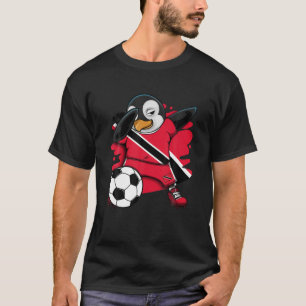 Dab Penguin Trinidad And Tobago Soccer Fans Jersey T-Shirt