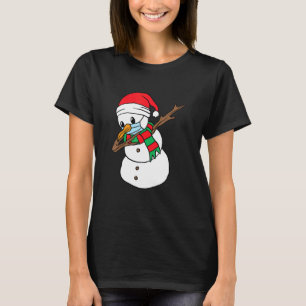 Dab Snowman Facial Mask Christmas T-Shirt