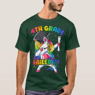 Dabbing 4th Grade Unicorn Graduation Class Of T-Shirt