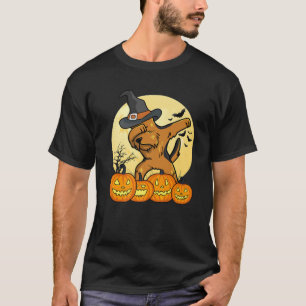 Dabbing Airedale Terrier Dab Dance Funny Dog Hallo T-Shirt