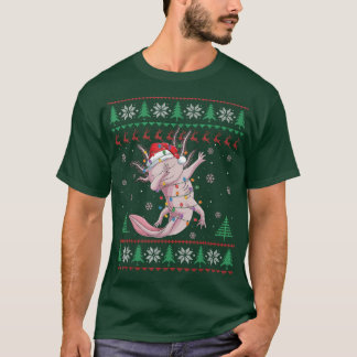 Dabbing Aolotl Santa Sweater Christmas Ugly Women