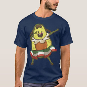 Dabbing Avocado Girl Cinco De Mayo  T-Shirt