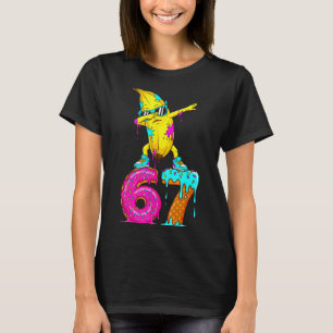 Dabbing Banana 67 Ice Cream Drip Funny Six Seven M T-Shirt