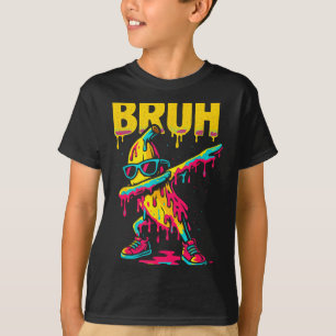 Dabbing Banana Bruh Drip Ice Cream Banana Youth Bo T-Shirt