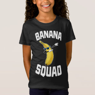 Dabbing Banana Squad Funny Yellow Riped Fruit T-Shirt