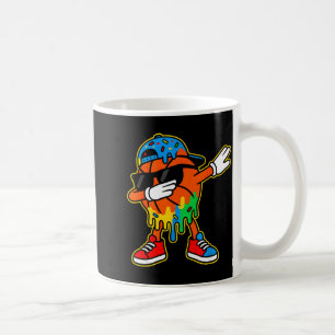 Dabbing Basketball Ice Cream Drip Boys Basketball  Coffee Mug