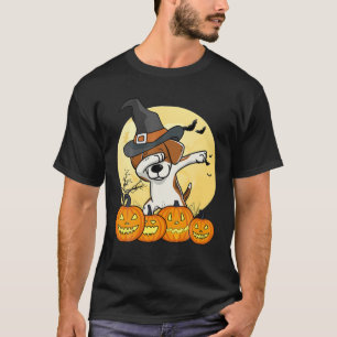 Dabbing Beagle Dab Dance Funny Dog Halloween Gift T-Shirt
