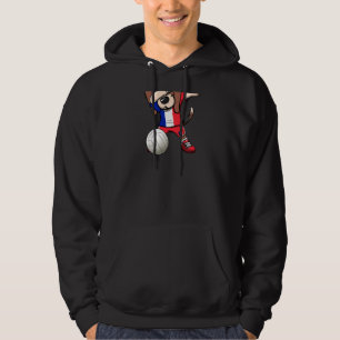 Dabbing Beagle Dog France Jersey French Volleyball Hoodie
