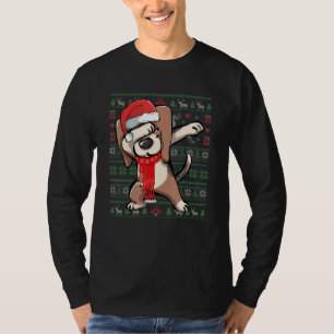 Dabbing Beagle Ugly Christmas Sweater Funny Party