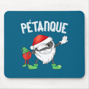 Dabbing Boules Ball Dab Christmas Cap Bouler Boule Mouse Pad