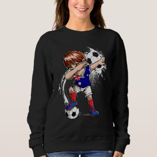 Dabbing Boy Australia Soccer Team World Soccer Sweatshirt