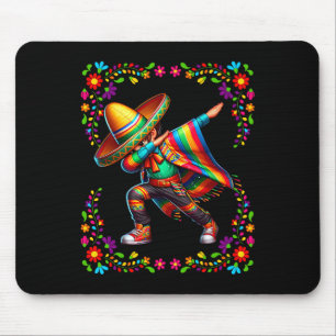 Dabbing Boy In Cinco De Mayo Costume Mouse Pad