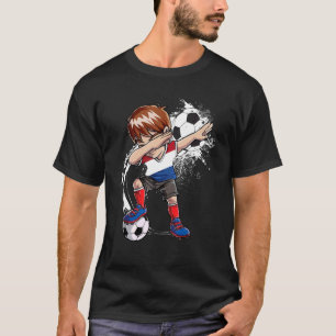 Dabbing Boy Netherlands Soccer Team World Soccer T-Shirt