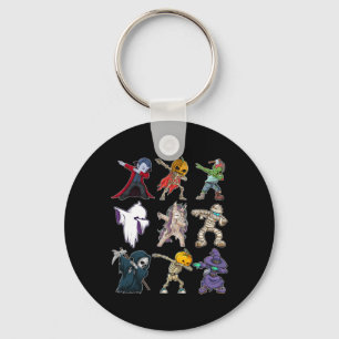 Dabbing Boys Halloween Pumpkin Skeleton Kids Pumpk Key Ring