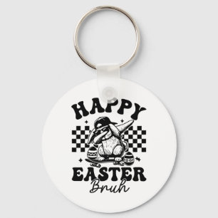 Dabbing Bunny Easter Bruh Happy Easter Bruh  Key Ring