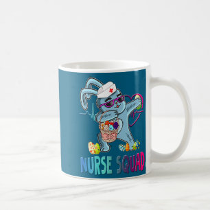 Dabbing Bunny Easter Eggs Nursing Artwork Coffee Mug